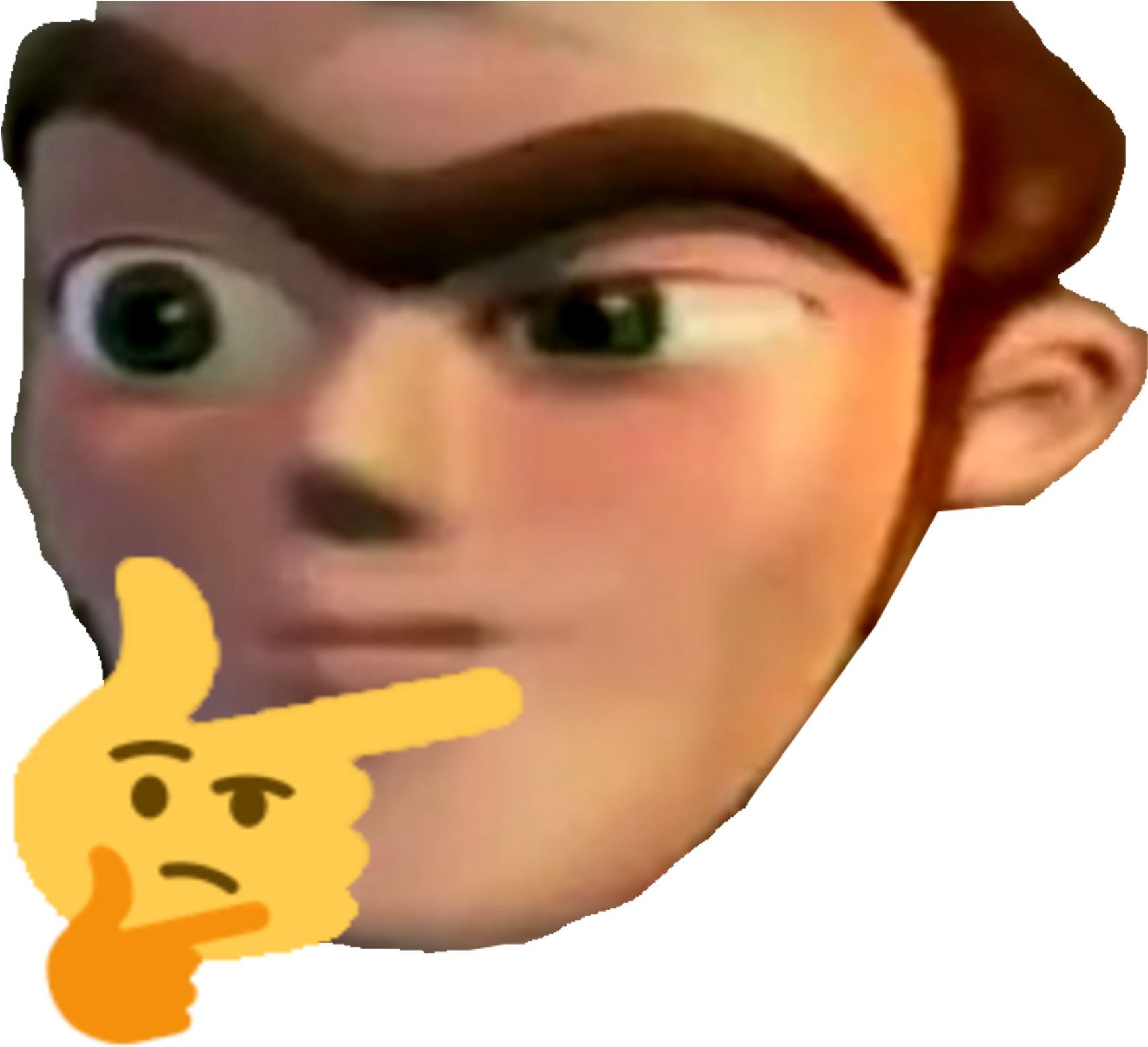 Skeet Thinking - Jimmy Neutron Salt Meme (1770x1620), Png Download