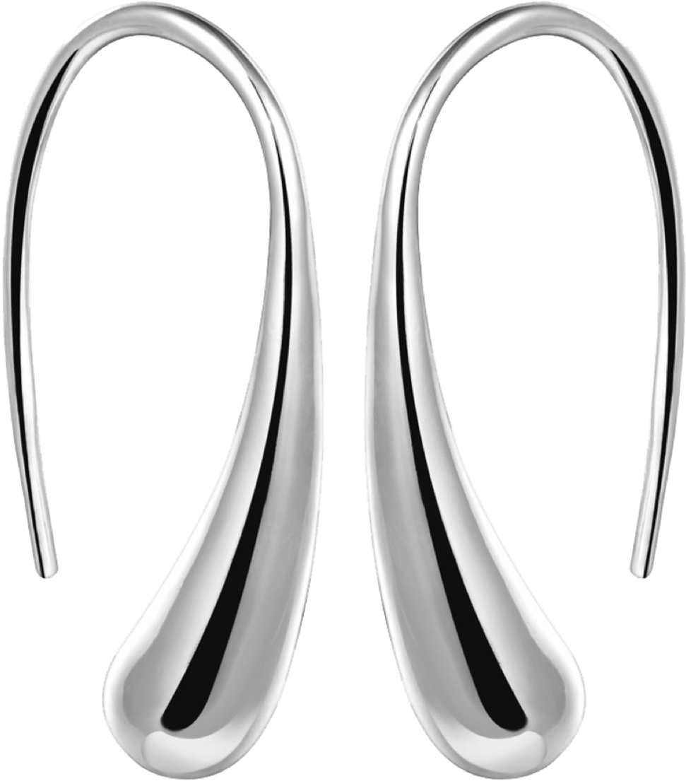 Drops Of Water Earring, Wholesale Fashion Jewelry Silver (1104x1104), Png Download