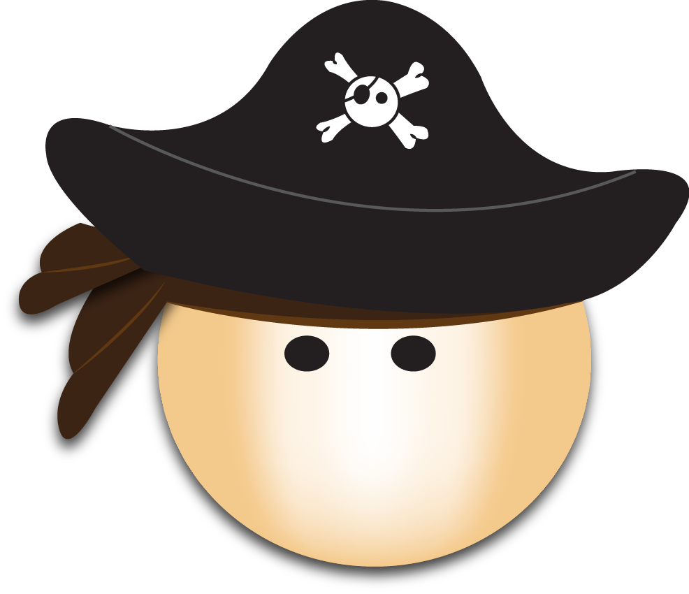 Unison Pirate Sticker (986x850), Png Download
