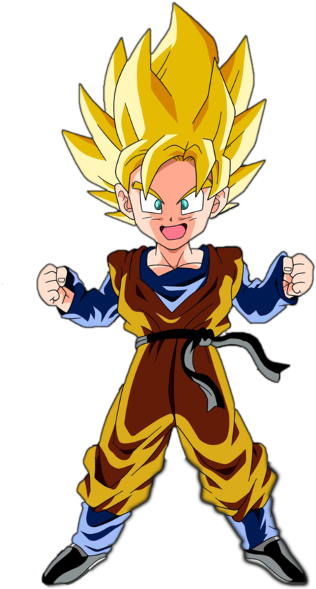 Goten - Goten Ssj (502x861), Png Download