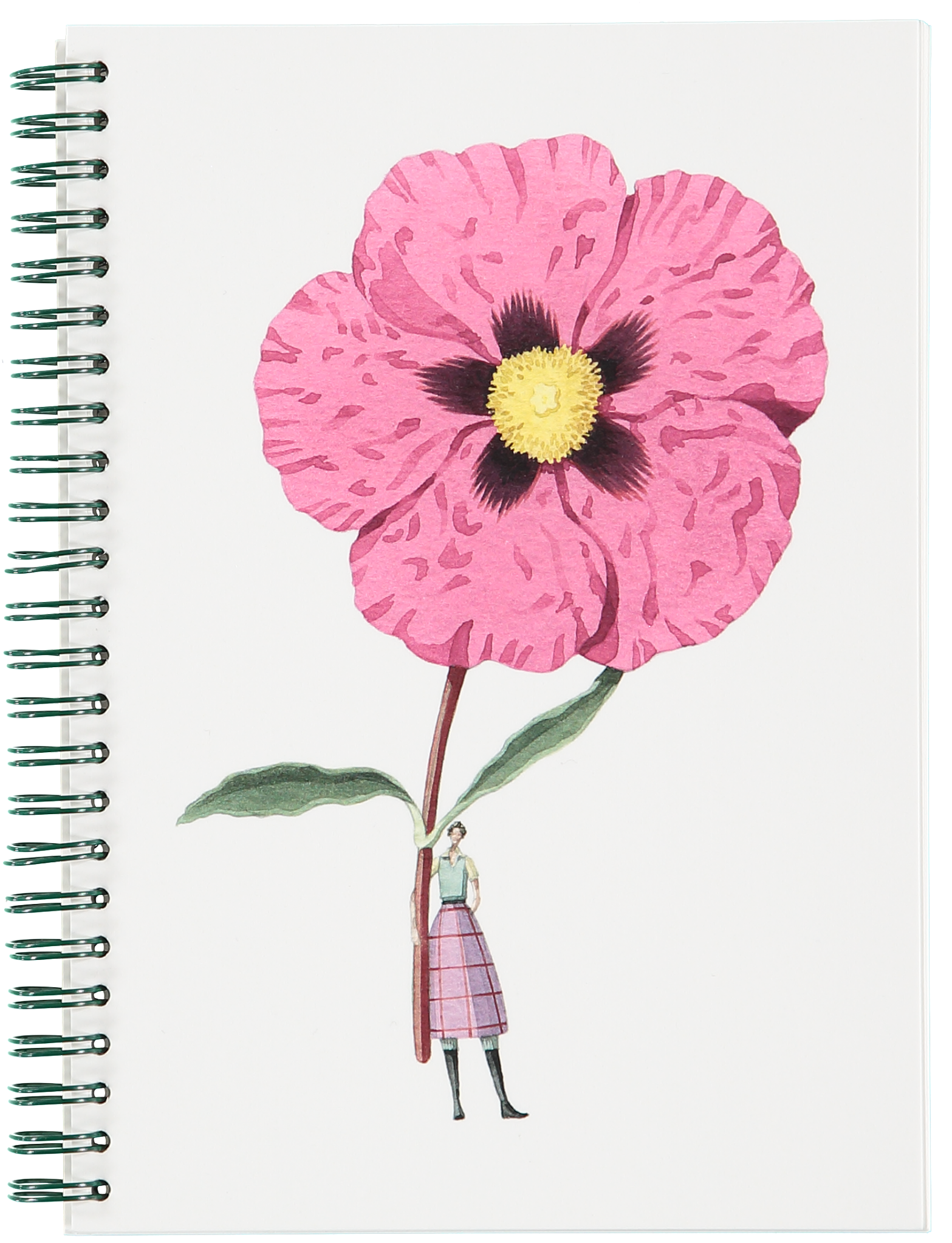 In Bloom A5 Wiro Notebook Laura Stoddart - Tea (2048x2048), Png Download