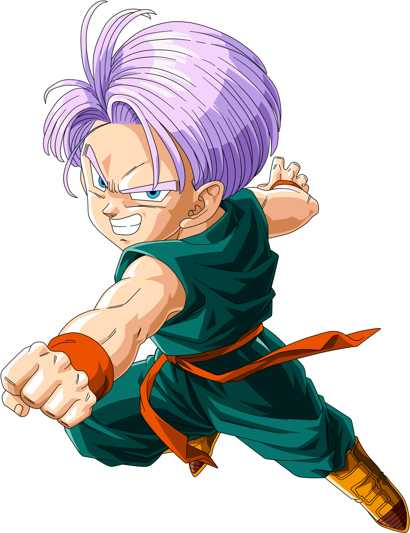 Goten And Trunks Who Is Better Trunks Or Goten - Dragon Ball Z Trunks Kid (1523x1960), Png Download