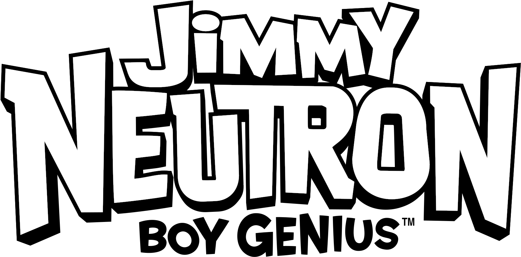 Open - Jimmy Neutron Boy Genius Logo (2000x1146), Png Download
