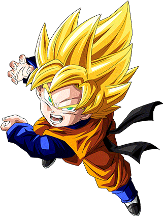 Report Abuse - Goten Super Saiyan Png (426x568), Png Download