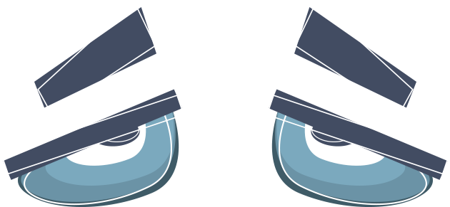 Sleep Png Transparent Image - Sleep Deprived Eyes Clipart (641x380), Png Download