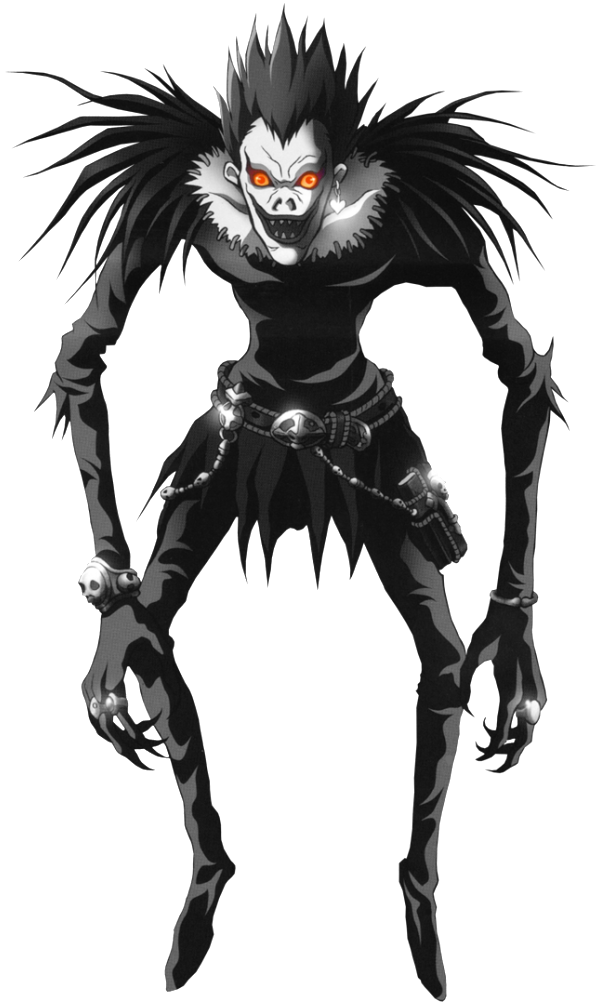 Ryuk - Ryuk Death Note (607x1023), Png Download