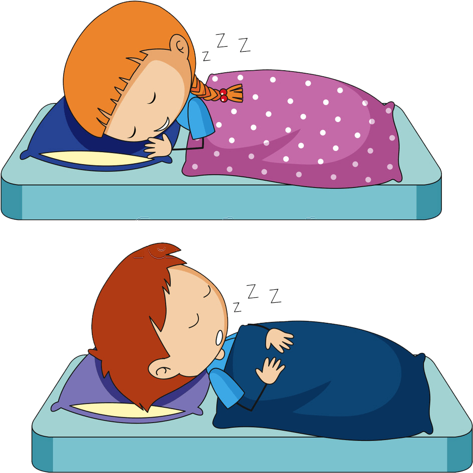 Recognizing Treating Insomnia Sharek - Sleep In Bed Clipart (986x1000), Png Download