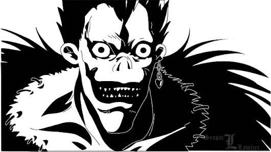 Photo - Death Note Ryuk Vector (530x298), Png Download