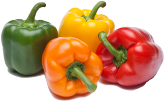 Company Information Convention Peppers - Sweet Bell Peppers Transparent (612x225), Png Download