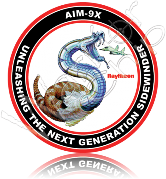 Aim-9x Sidewinder Raytheon - Aim 9 Sidewinder Logo (540x600), Png Download
