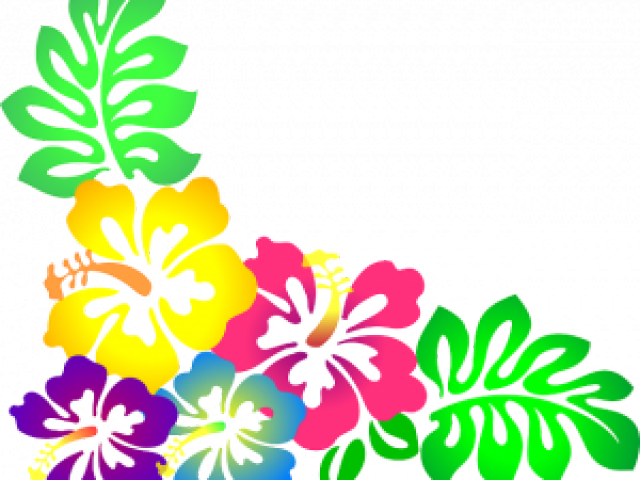 Hawaiian Flowers Clip Art (640x480), Png Download
