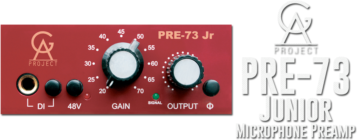 Golden Age Project Pre-73 Junior Mic Preamp - Golden Age Pre-73 Jr. Mic/line Preamp (1170x500), Png Download