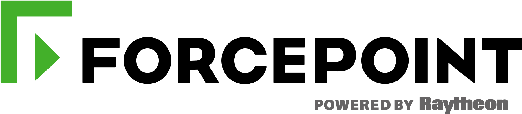 Global Cybersecurity Company Raytheon - Force Point Logo (1335x291), Png Download