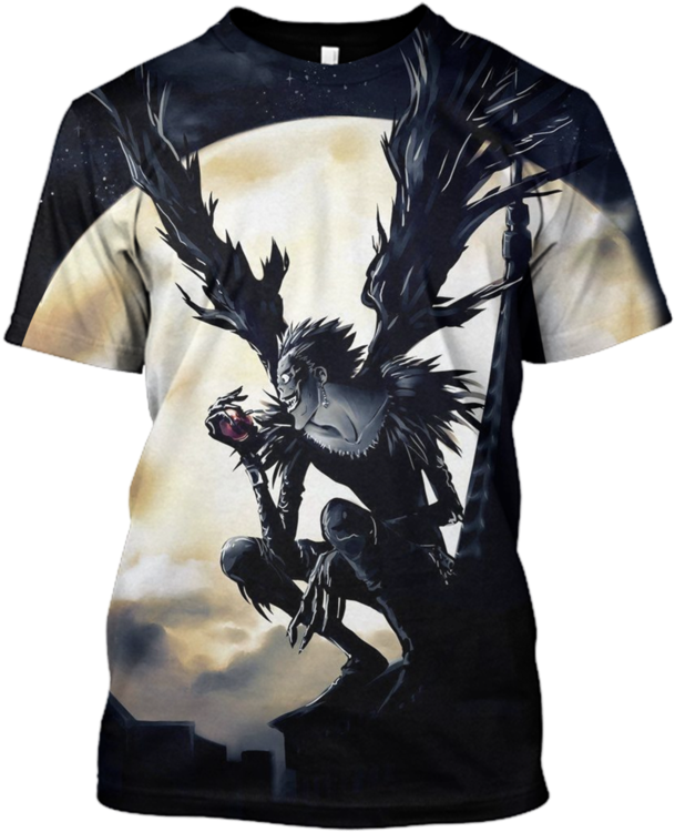 3d Ryuk Death Note Tshirt - Ryuk Death Note (800x799), Png Download
