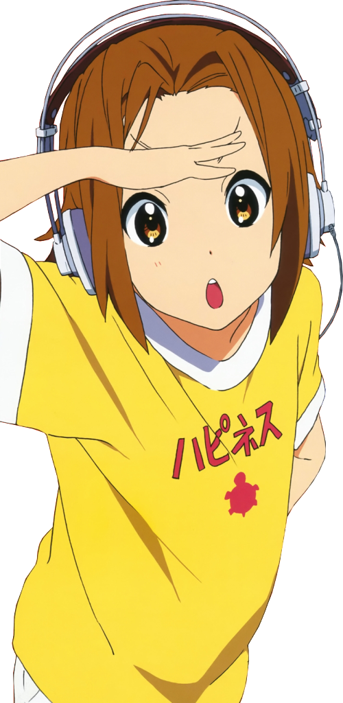 Pin Render Yui Hirasawa K On By Silys Animes Et Manga - K On Ritsu Tainaka (500x1024), Png Download