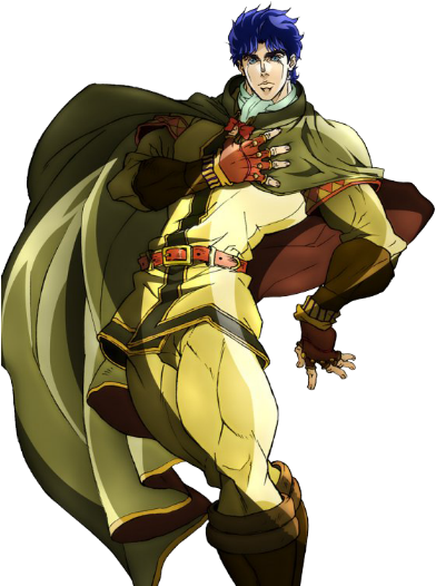 "how My Heart Resonates The Burning Of Its Heat A Heart - Jojo's Bizarre Adventure Phantom Blood (425x525), Png Download