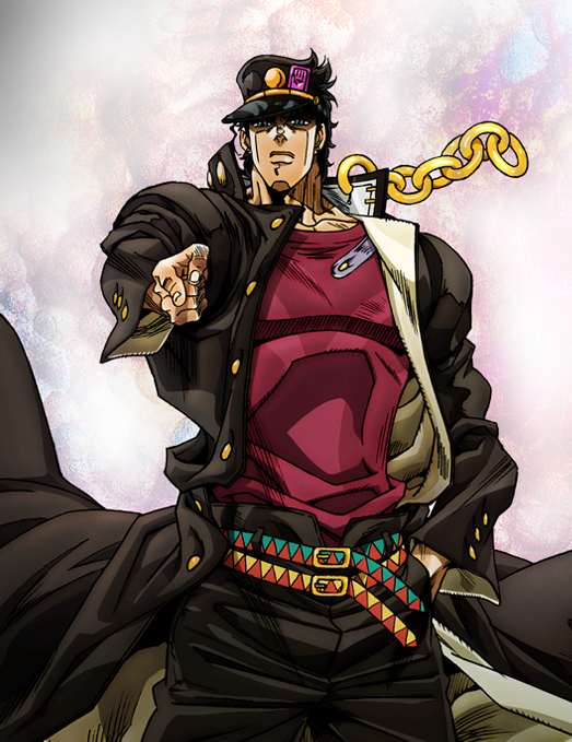 Jotaro Kujo - Jojo's Bizarre Adventure Stardust Crusaders Jotaro (523x679), Png Download