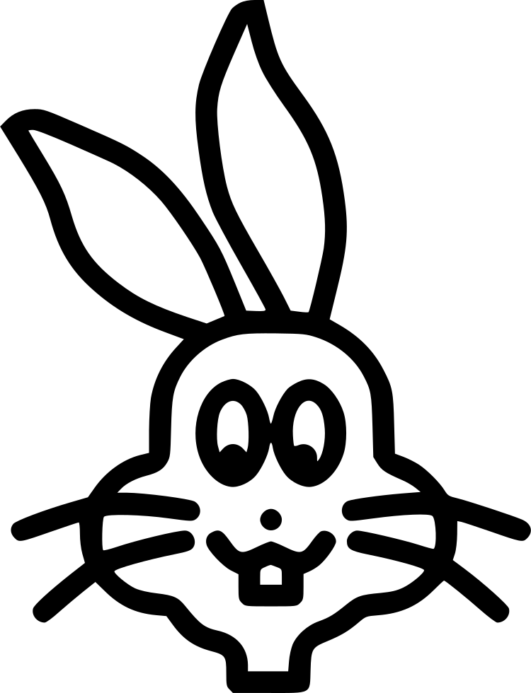 Bunny Rabbit Cute Animal Comments - Easter (750x980), Png Download