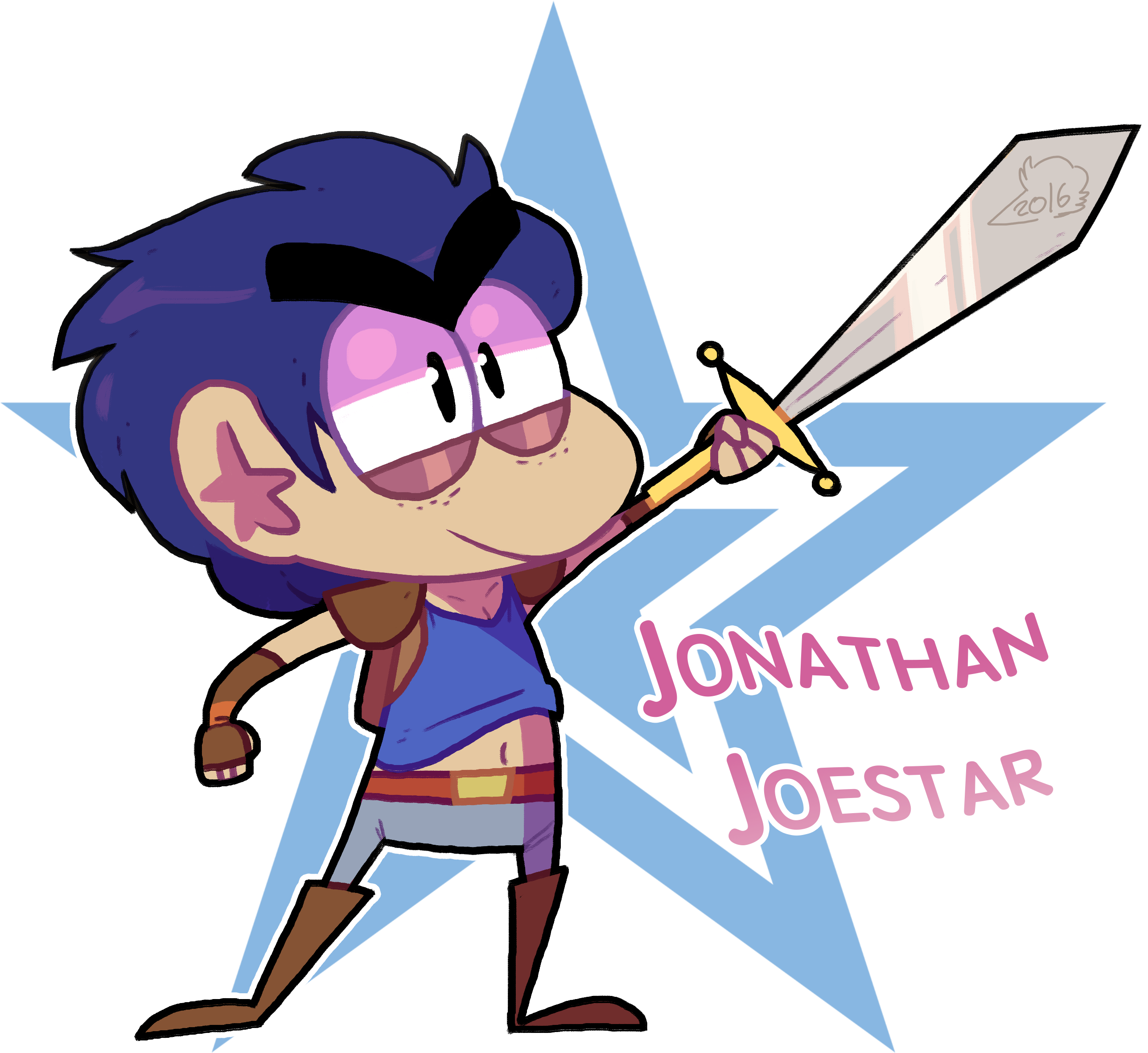 Smoll Jona - Jojo's Bizarre Adventure (2749x2642), Png Download