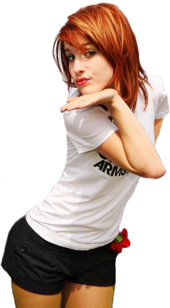 Hayley Williams - Hayley Williams Pose (331x600), Png Download