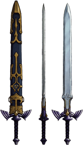 Want To Get The Right Sword Drawing As A Victorian - Master Sword Design Breath Of The Wild (360x600), Png Download
