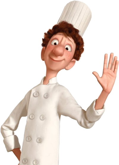 Alfredo Linguini - Linguini From Ratatouille (424x562), Png Download