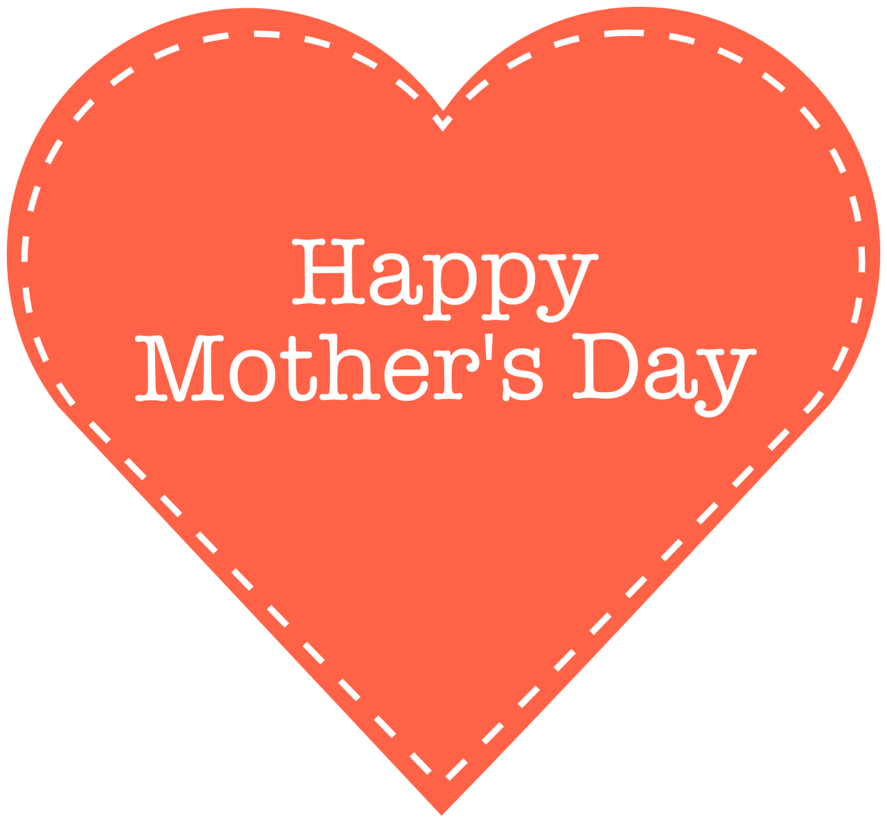 Happy Mother's Day Mom Love Mother Child G - Happy Mothers Day Heart (366x340), Png Download