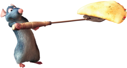 Ratatouille - House Mouse (500x277), Png Download
