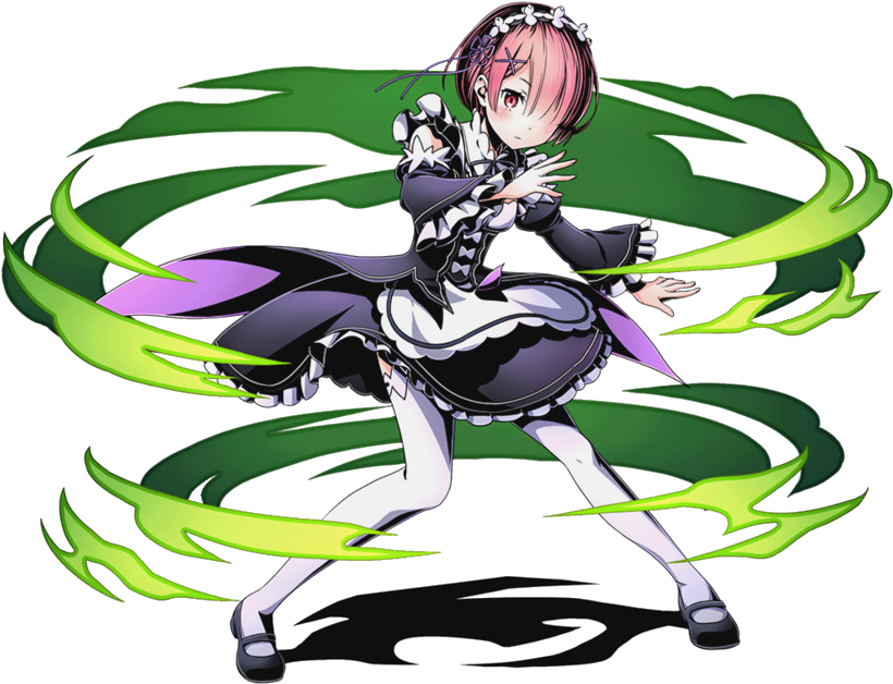 [ Img] - Ram Battle Re Zero (850x850), Png Download