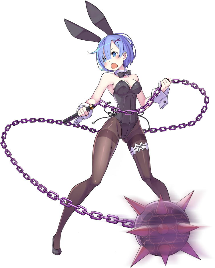 Original) Loading Rem (re:zero - Rem Re Zero Bunny (863x1000), Png Download