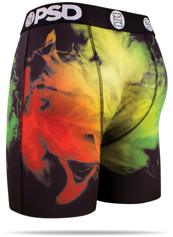 Psd Lion Rasta Jamaica Smoke Red Green Gold Boxer Briefs - Boxer Briefs Black (500x500), Png Download