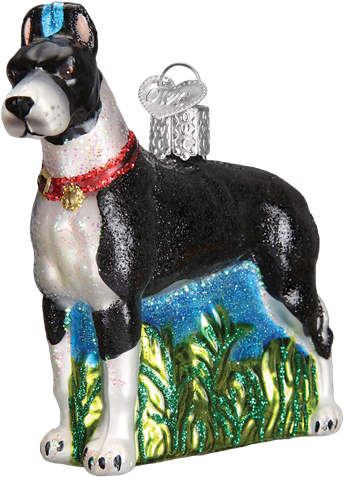 12474 Great Dane Old World Christmas Ornament (516x516), Png Download