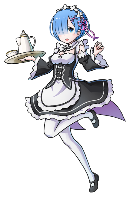 Ssr Rem And Ssr Ram - Re Zero X Unison League (429x650), Png Download