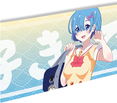 Download Transparent Rem Vinyl Sticker - Cartoon - PNGkit