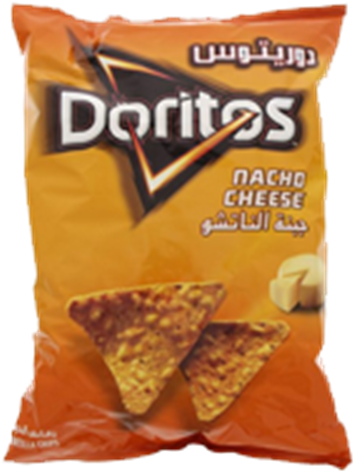 Doritos Nacho Cheese 180gm - Doritos Queijo Nacho 55g (500x500), Png Download