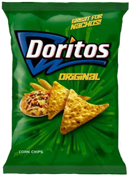 Doritos Original Corn Chips 175g (400x400), Png Download