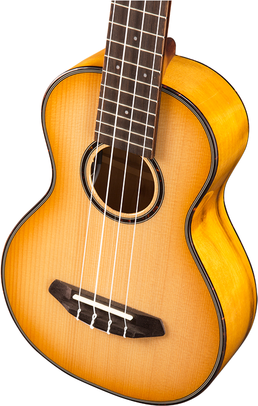 Lu'au Concert Natural Shadow E Ukulele - Concert (600x835), Png Download