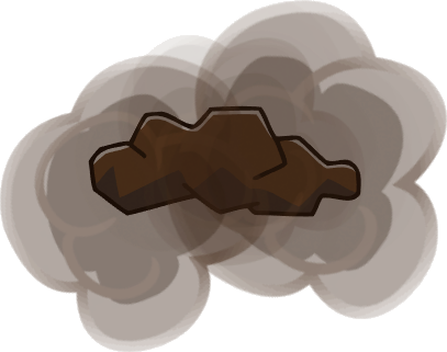 Svg Download Fog Clipart Smog - Smog Cloud Png (407x321), Png Download