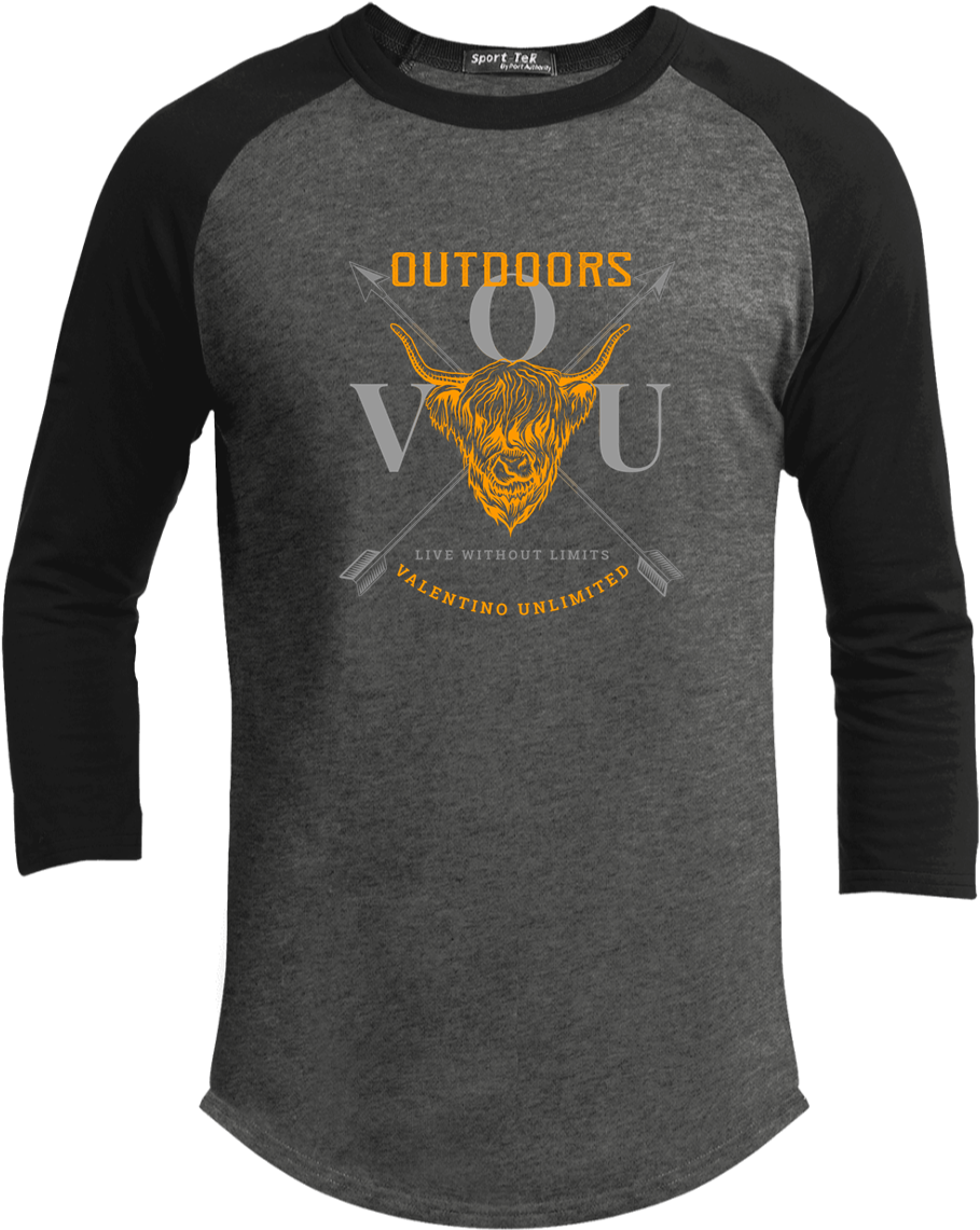 Vuo Bull And Crossed Arrows T200 Sport Tek Sporty T - T-shirt (1155x1155), Png Download