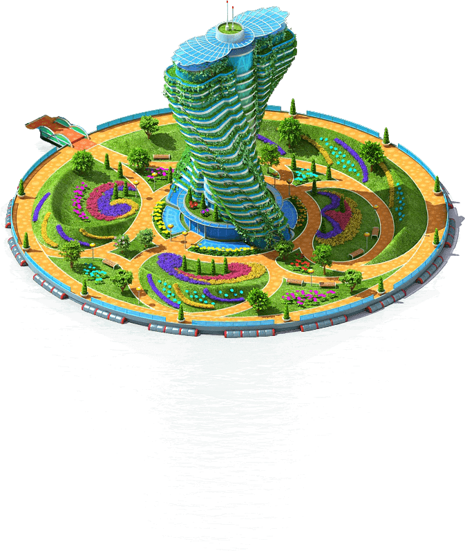 Smog Filtering Tower - Ecohive (673x797), Png Download