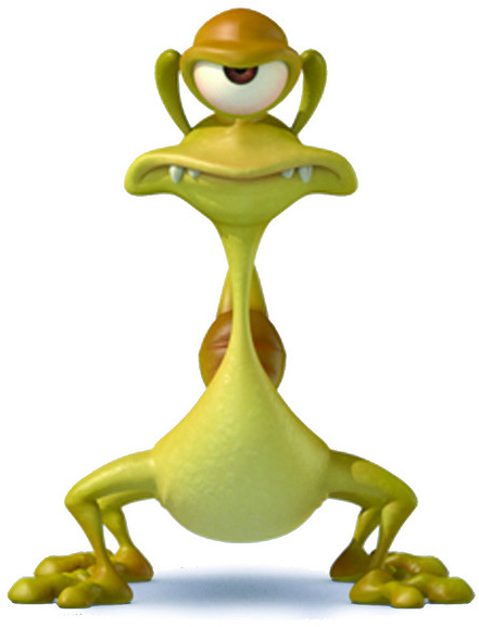 P51 Lizard - Alien From Planet 51 (481x640), Png Download