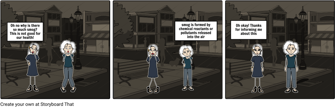 Smog - Cartoon (1164x385), Png Download