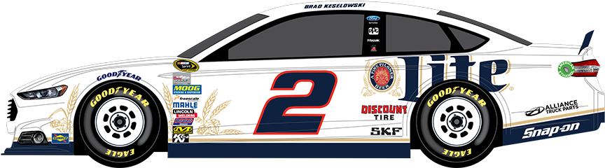 Brad Keselowski Drove The No - Nascar Brad Keselowski 2 (922x300), Png Download