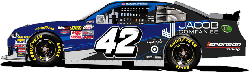 Flag: Chase Elliot One-sided Flag With Car, 36x60in. (890x450), Png Download