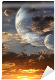 Art Print: Frenta's Sunset In Alien Planet, 61x41cm. (400x400), Png Download