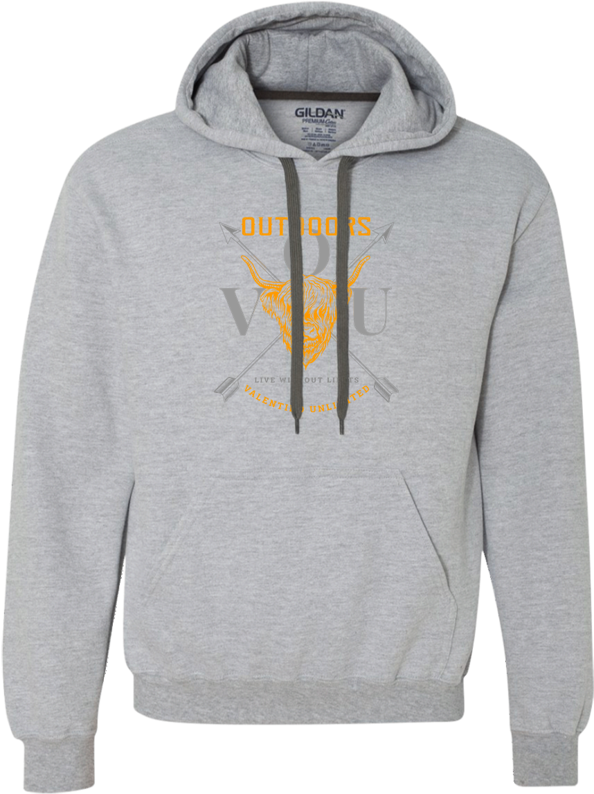 Vuo Bull And Crossed Arrows Heavyweight Pullover Fleece - Autism-awareness Heavyweight Pullover Fleece Sweatshirt (1155x1155), Png Download