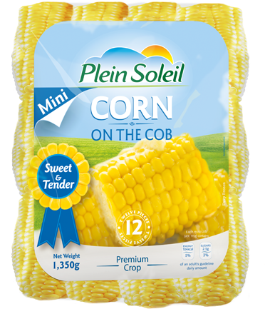 Mini Corn On The Cob - Corn Kernels (400x450), Png Download