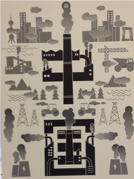 China W=940 - Pollution (940x627), Png Download