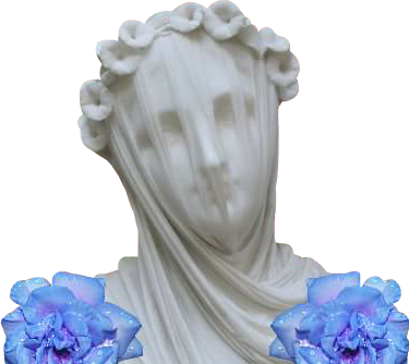 Estatua Aesthetic Vaporwave Velo Flores - Chatsworth House (375x334), Png Download
