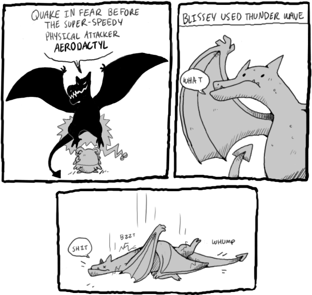 Botw Week1 Aerodactyl - Roserade Smogon (633x597), Png Download